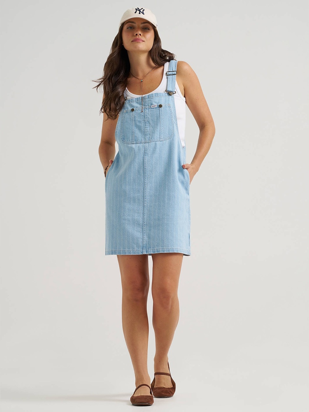 Lee Denim Workwear Overall Dress Denim Jean Size XS 439